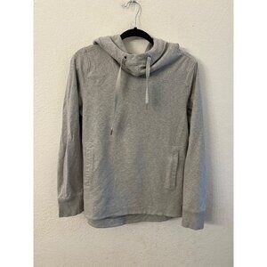 Lululemon grey split pullover drawstring hoodie women size 10